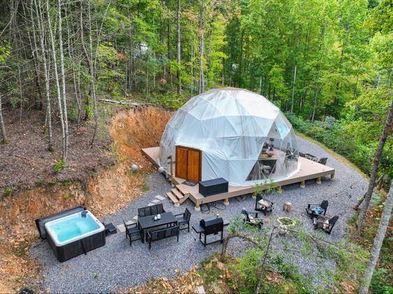 NÂNG CẤP KHÔNG GIAN GLAMPING VỚI LỀU DOME